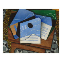 Juan Gris - guitarra em uma mesa Foto
