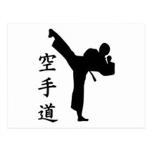 Karaté Kung Fu Cartoes Postais