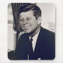 Kennedy feliz mousepad