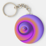 Keyholder espiral bonito com cores na moda chaveiros