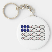 Keyring da bandeira da boliche chaveiros