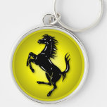 Keyring do cavalo redondo chaveiros