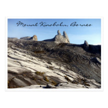 kinabalu Bornéu do mountt Cartão Postal