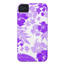 Kona cronometra capa de iphone 4 do branco do hibi iPhone 4 capa