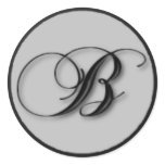 Adesivos com Iniciais