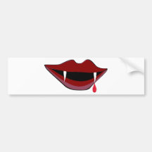 lábios do vampiro adesivos