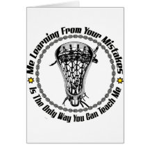 Lacrosse seus erros (nenhum bkg) cartões