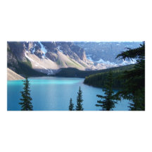 Lago bonito cartoes com foto personalizados