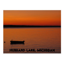 Lago Hubbard, Michigan Cartoes Postais