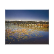 Lago novo Zeaand Impressão Em Tela Canvas