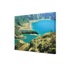 Lagoa faz Fogo, Açores Impressão De Canvas Esticada