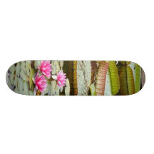 Lagoas das almofadas de lírio da água skate personalizado