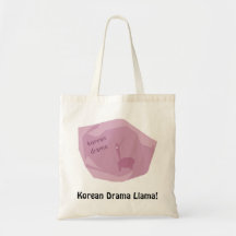 Lama coreano do drama! bolsas para compras