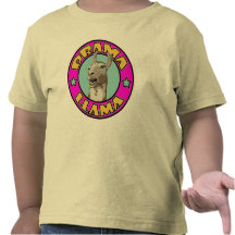 Lama do drama, bebês ou camisas dos miúdos camiseta