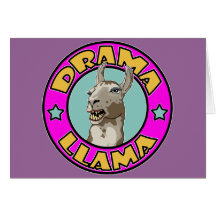 Lama do drama, cartões