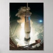 Lançamento de Apollo 17 Impressão