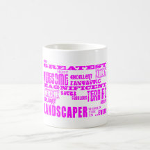 Landscapers das meninas: Grande Landscaper cor-de- Canecas