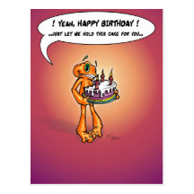 Laranja de Illow - cartão do feliz aniversario Cartao Postal