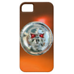 Laranja do MONOGRAMA dos CAVALEIROS do CRÂNIO Capa iPhone 5