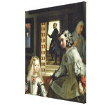 Las Meninas ou família de Philip IV, c.1656 Impressão Em Tela Canvas