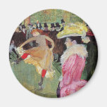 Lautrec - dança no vermelho de Moulin Imã De Geladeira