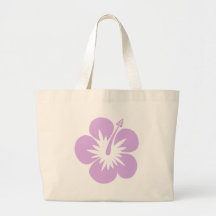lavanda da flor do hibiscus aloha bolsa para compras