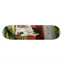 Lavanderia que pendura na linha skate