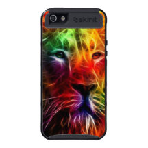Leão do arco-íris iPhone 5 capa
