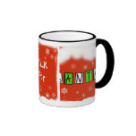 Leite para a caneca do papai noel - personalize-a!