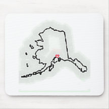 Lembrança de Anchorage Alaska! Mousepads