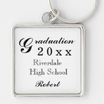 Lembranças personalizadas da graduação chaveiro