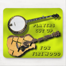 LENHA DO CORTE UP-GUITARS-FOR DOS JOGADORES DO BAN MOUSE PADS
