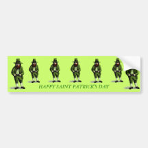 Leprechaun do dia de St Patrick Adesivos