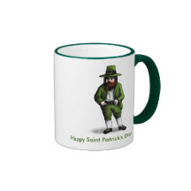 Leprechaun do dia de St Patrick Canecas