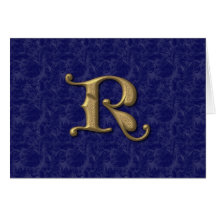 Letra antiga R (3) Cartoes