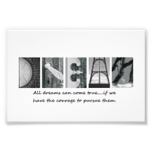 letras ideais da fotografia do alfabeto 4x6