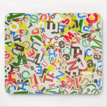 Letras Mouse Pad