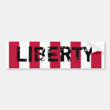 LIBERDADE com bandeira da LIBERDADE Adesivo