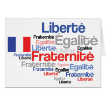 Liberdade, igualdade, fraternidade - Revolução Fra Cartoes