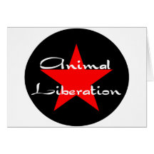 libertação animal cartão
