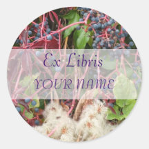 Libris ex - Cais (Blue Fruits) Adesivo