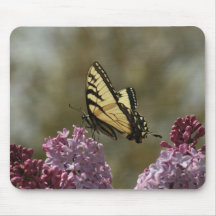 Lilacs na flor mouse pad