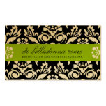 limão dourado do damasco 311-Belladonna Modelo De Cartões De Visita