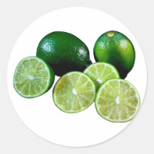 Limas limes fruits adesivos