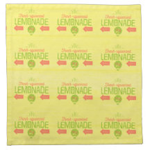 Limonada espremida fresca guardanapo de pano