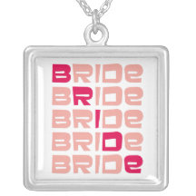 Linha cor-de-rosa pendente nupcial bijuteria personalizada