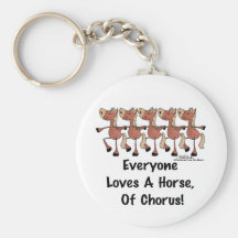 Linha de coro do cavalo chaveiros