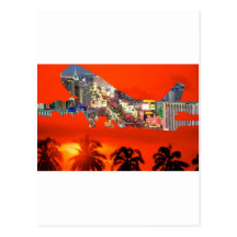 linhas aéreas de florida cartões postais