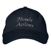 Linhas aéreas do milagre bonés bordados