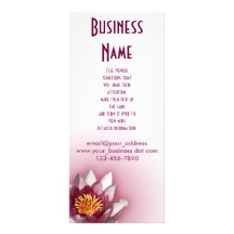 Lírio de água cor-de-rosa panfleto informativo personalizado